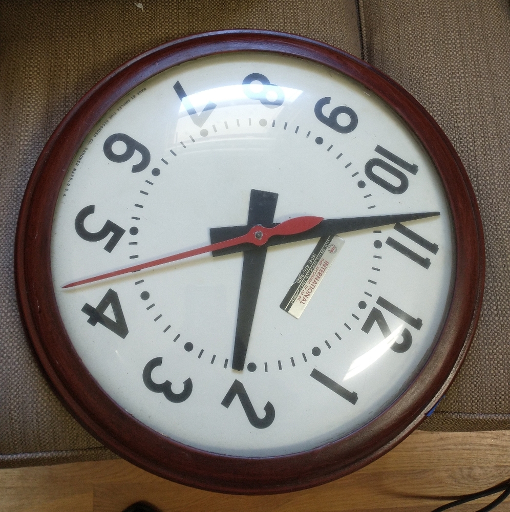 international time recording of ga inc. clock